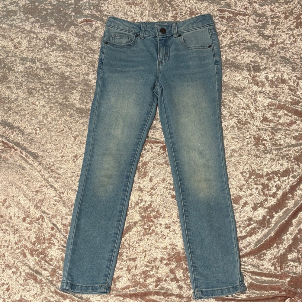 Girls Classic Blue Skinny Jeans